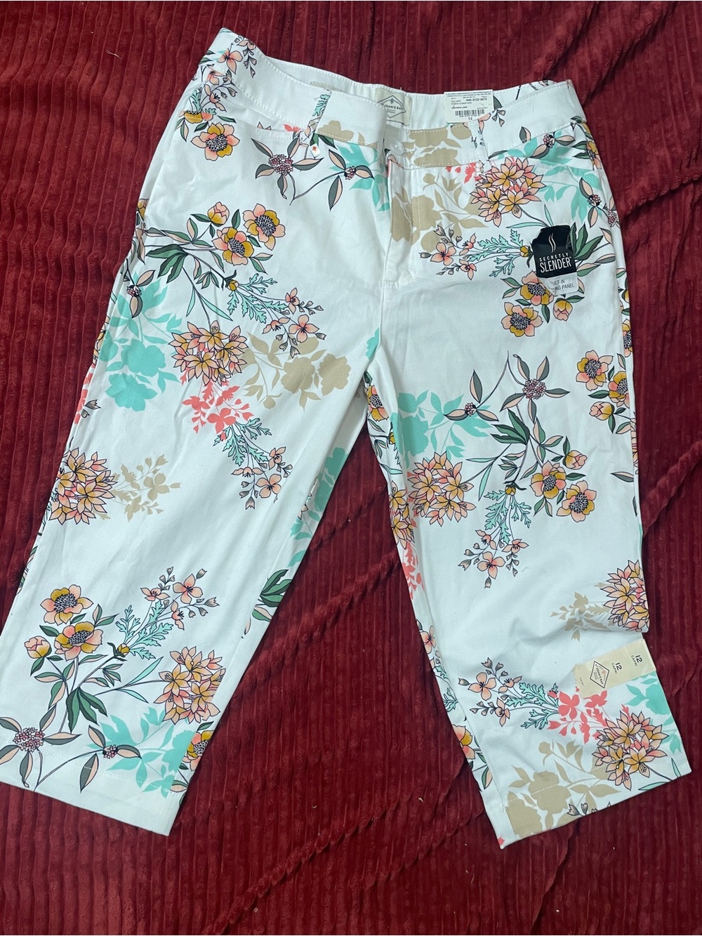St. John's Bay White Floral Kids Shorts